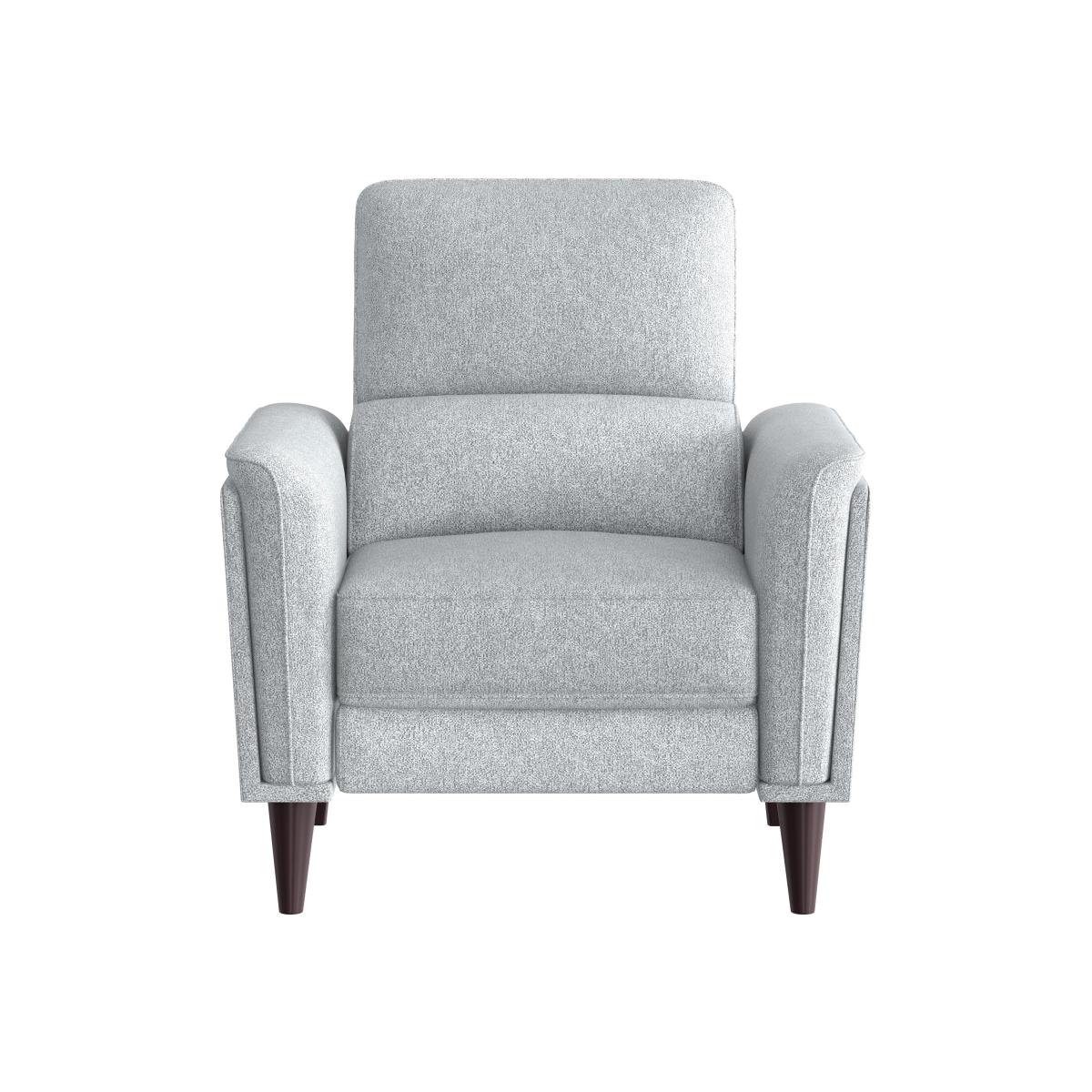 Compact Collection Klein Fabric Power Recliner Chair with Telescopic Headrest - Frost