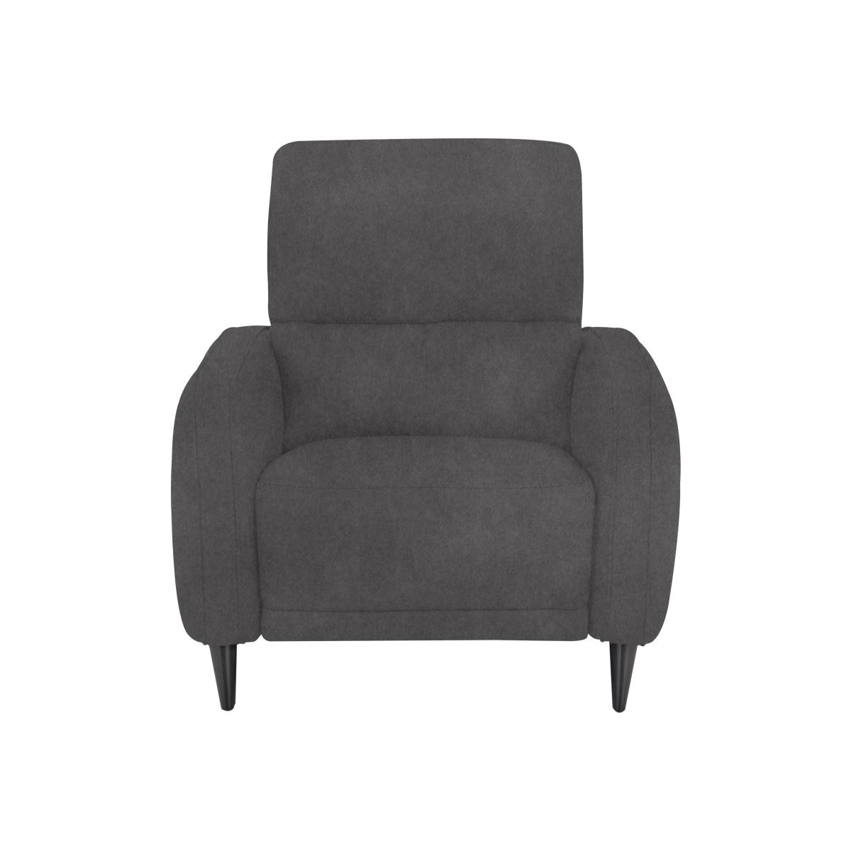 Domicil - Logan Fabric Power Recliner Chair - Pewter