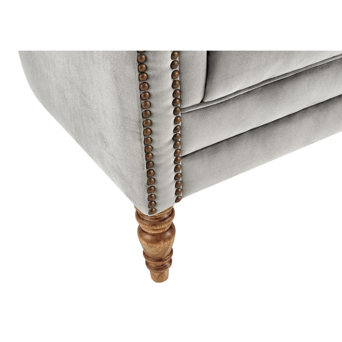Alexander and James - New England Dukes Fabric Armchair - Grey – image 7