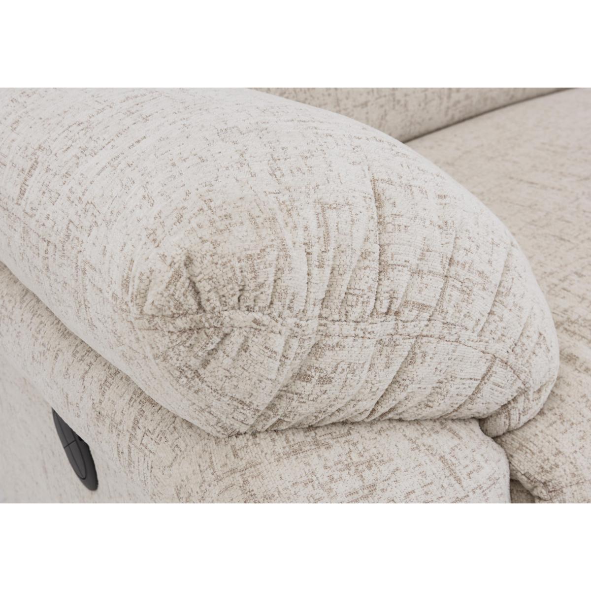 Comfort Story - Page Fabric Love Seat with Power Recliner and Power Headrest – image 6