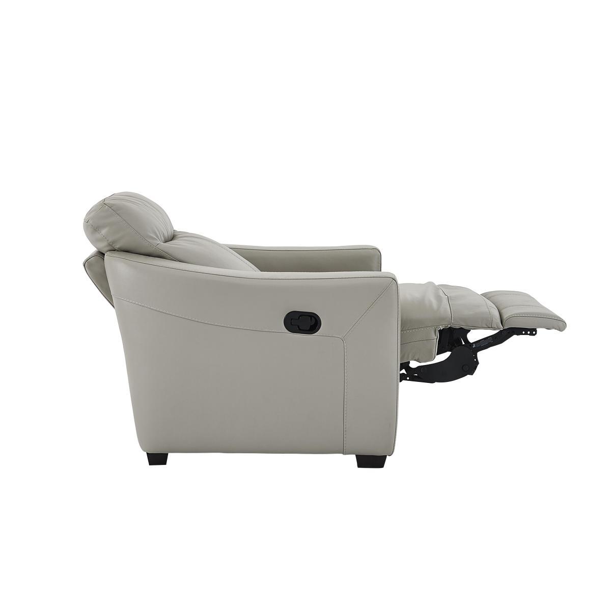 Compact Collection Midi Leather Power Recliner Armchair- World of Leather – image 5