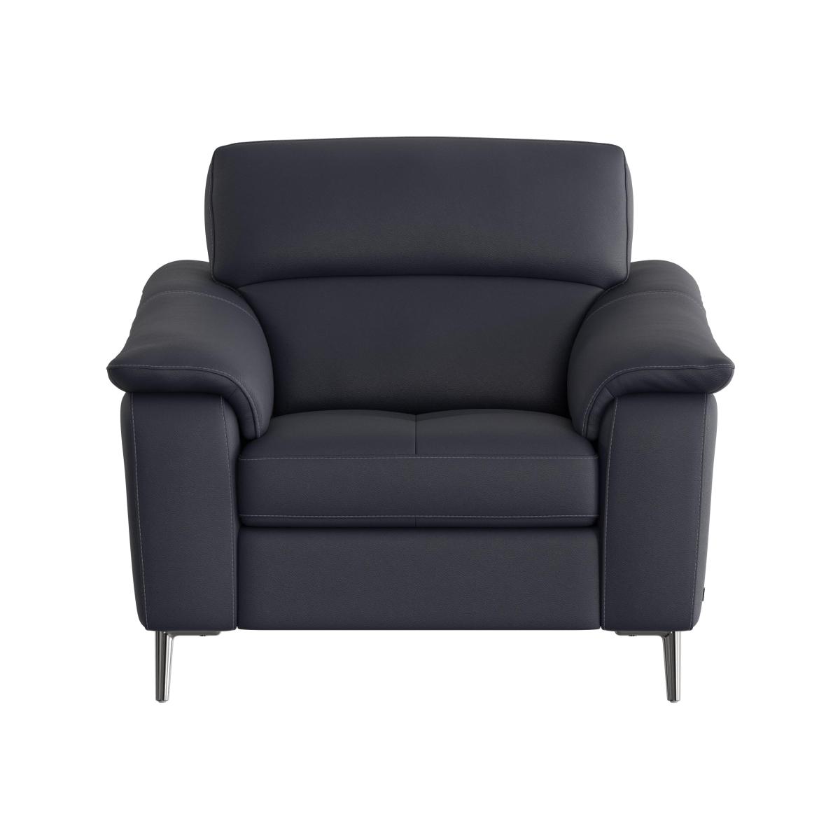 Nicoletti - Maldini Leather Armchair - Blue – image 1