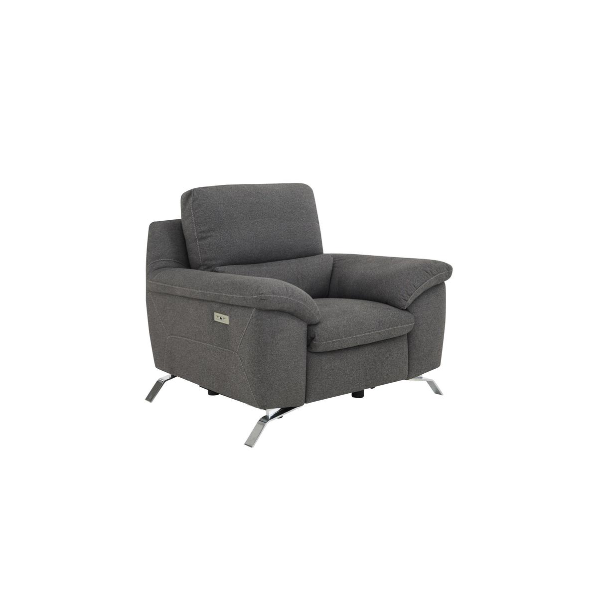 Apulia Fabric Armchair - Blue - By Furniture Village – image 3