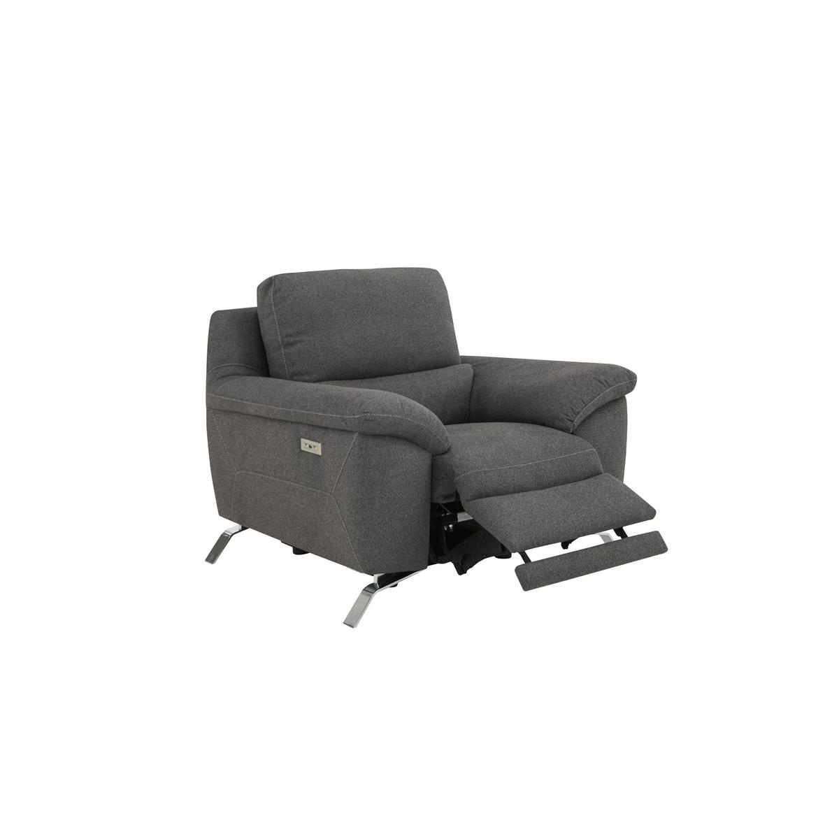 Apulia Fabric Armchair - Blue - By Furniture Village – image 4