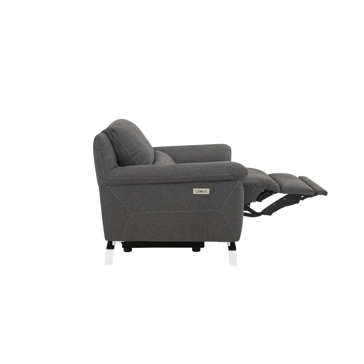 Apulia Fabric Armchair - Blue - By Furniture Village – image 6