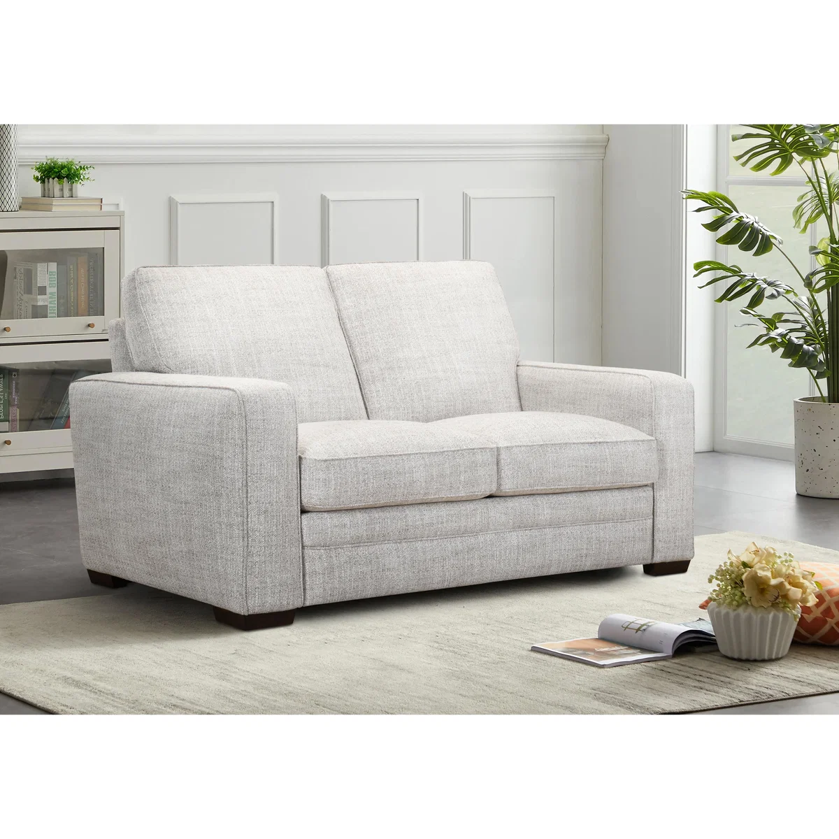 Aspen 2 Seater Fabric Sofa - Mink - Sofas and Armchairs – image 2