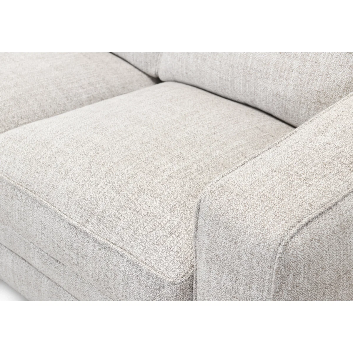 Aspen 2 Seater Fabric Sofa - Mink - Sofas and Armchairs – image 3
