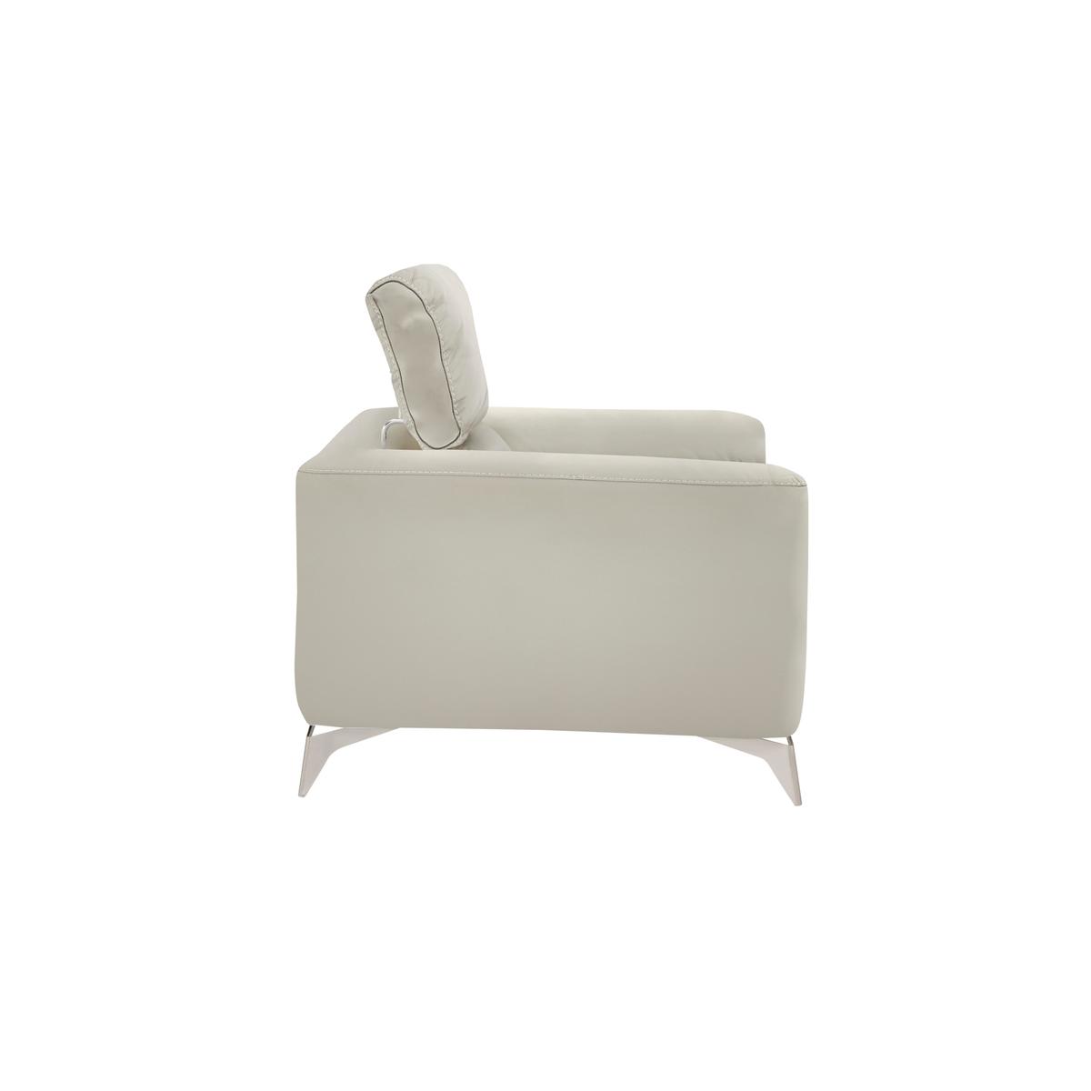 World of Leather - Flavio Leather Armchair - Beige – image 5