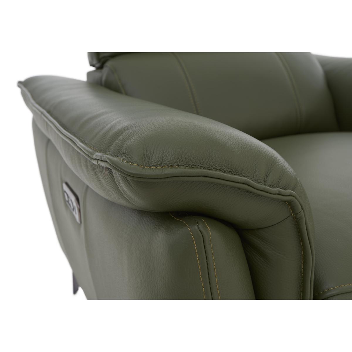 Jude Leather Armchair - Grey – image 7
