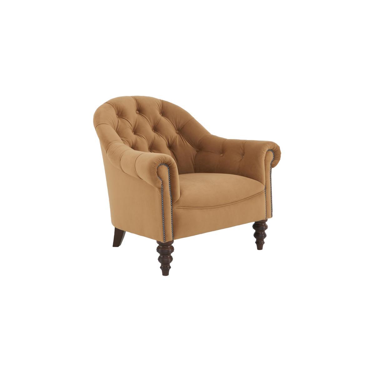 Tetrad - Talisker Velvet Fabric Button Armchair – image 5