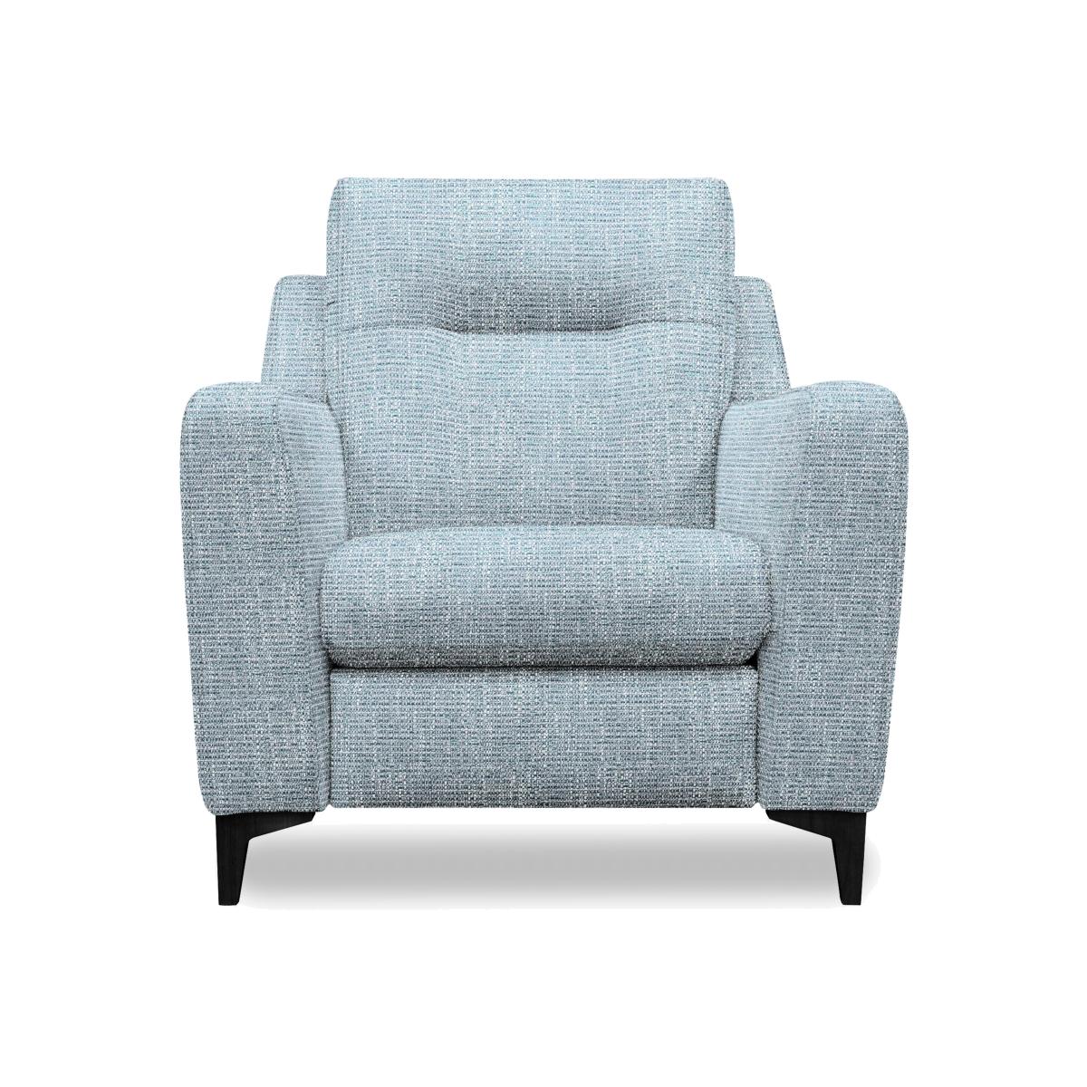 G Plan - Arlo Fabric Chair - Libby Sky with Ebony Feet