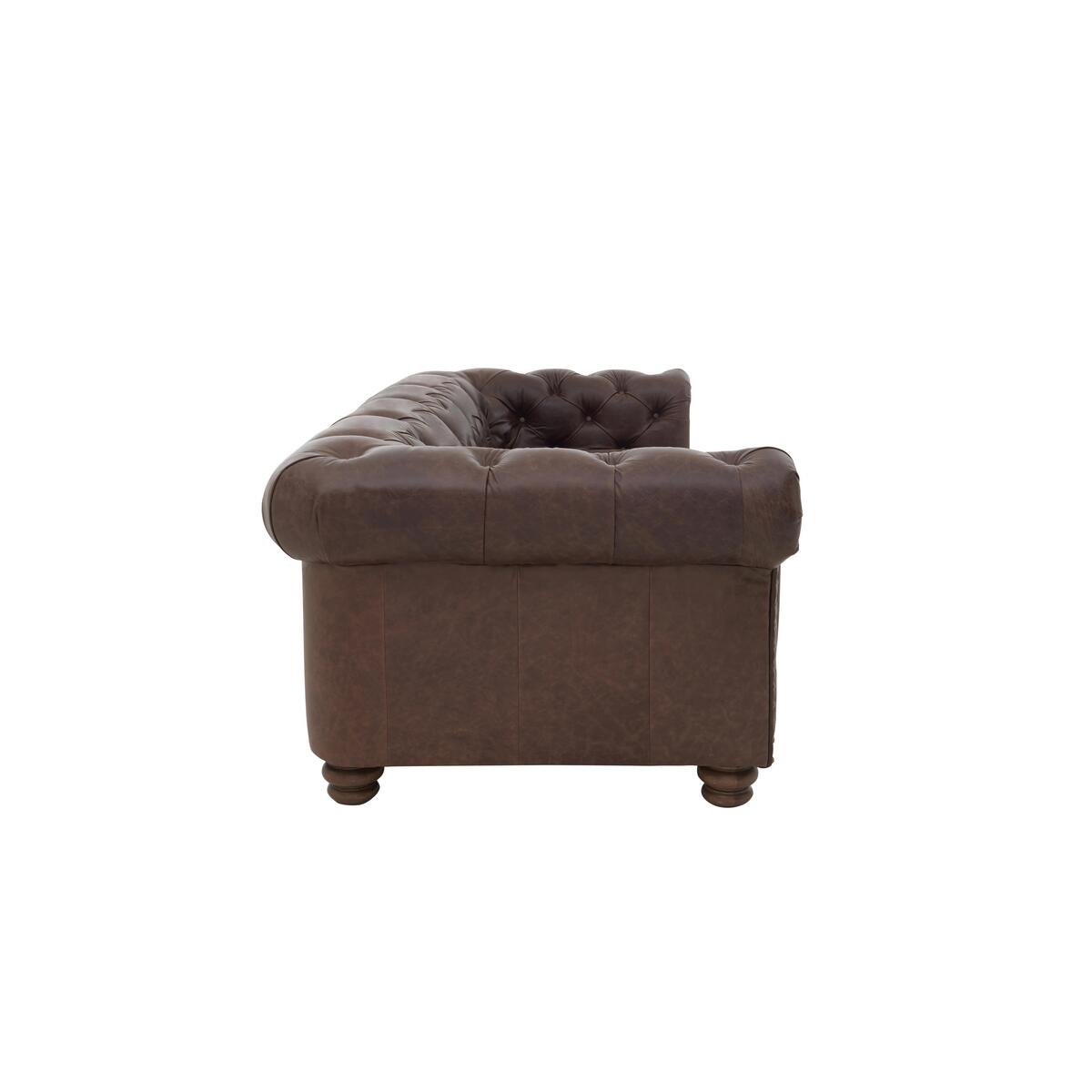 Alexander and James - Camden Collection Brixton Leather Armchair - Brown – image 6