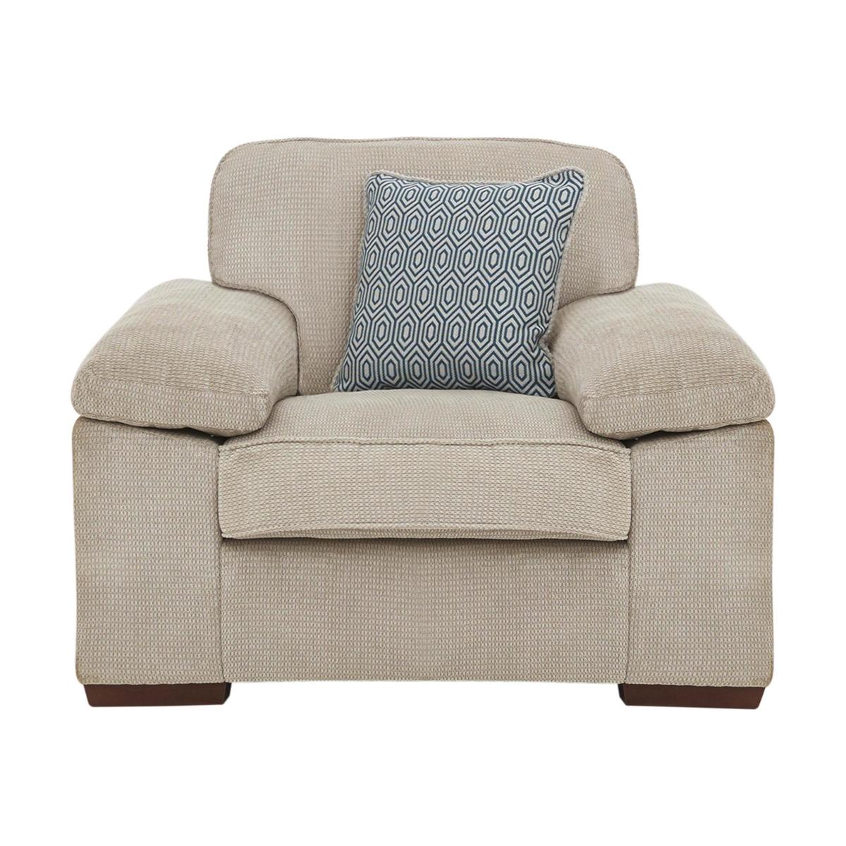 Home Fabric Armchair - Beige - By Furniture Village – image 1