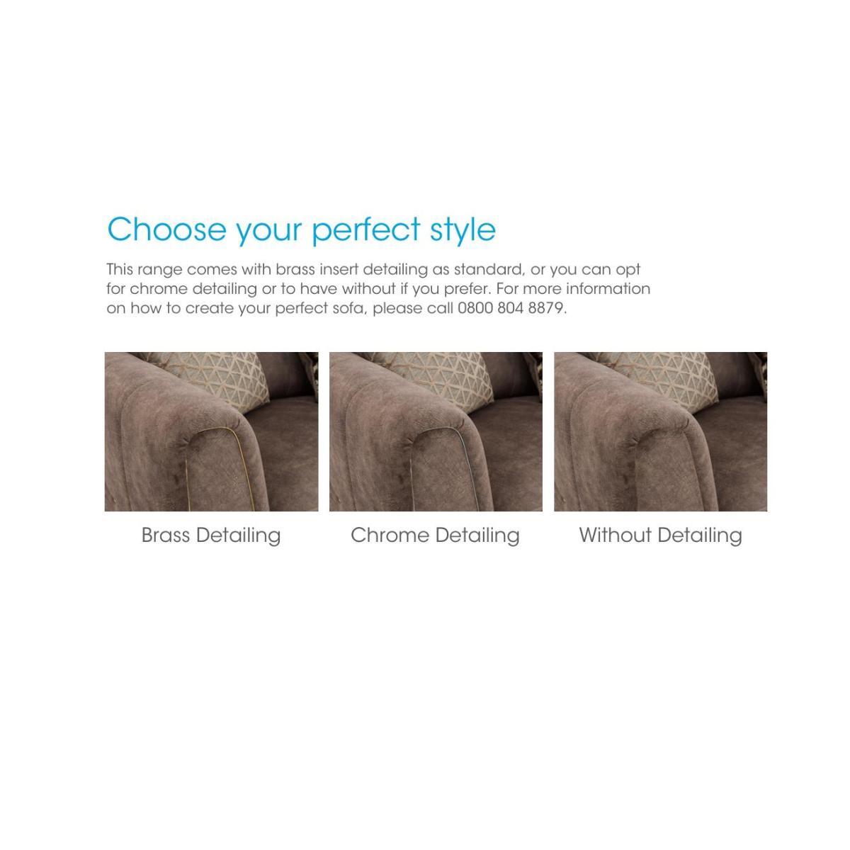 Ariana Classic Back Fabric Snuggler Chair – image 7