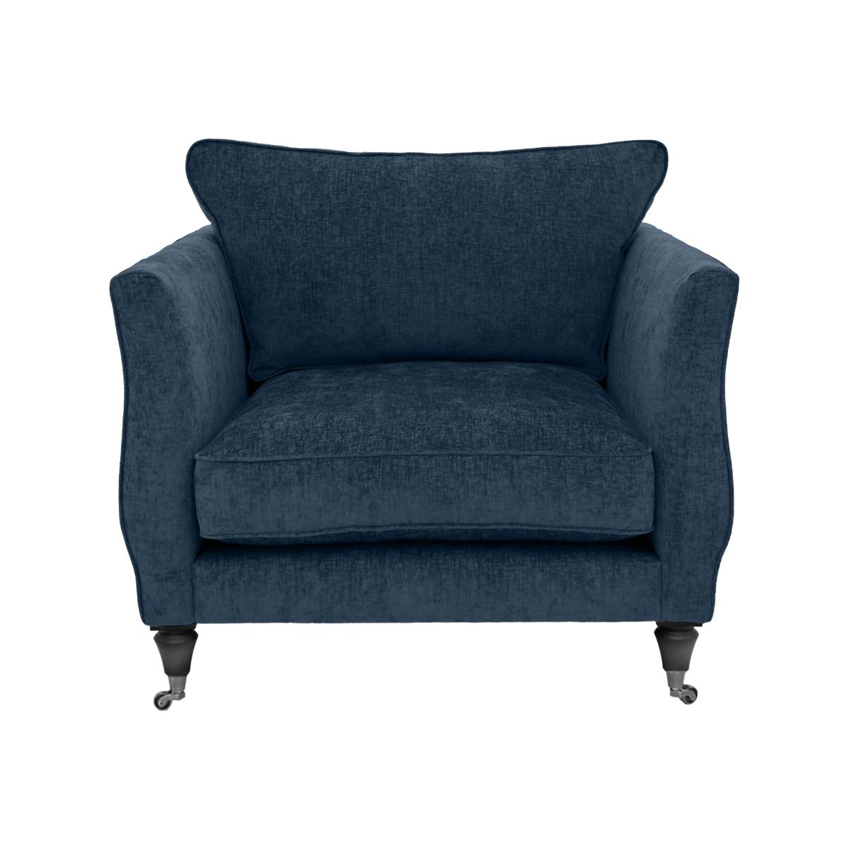 Boutique Chatterley Chair - Bolero Midnight with Ebony Castor