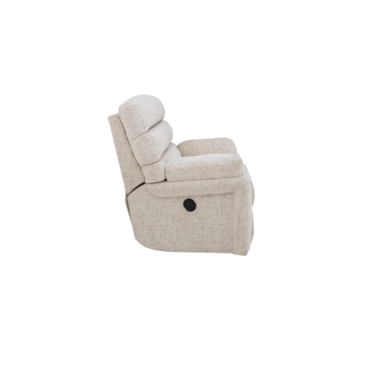 Comfort Story - Page Fabric Power Recliner Love Seat – image 4