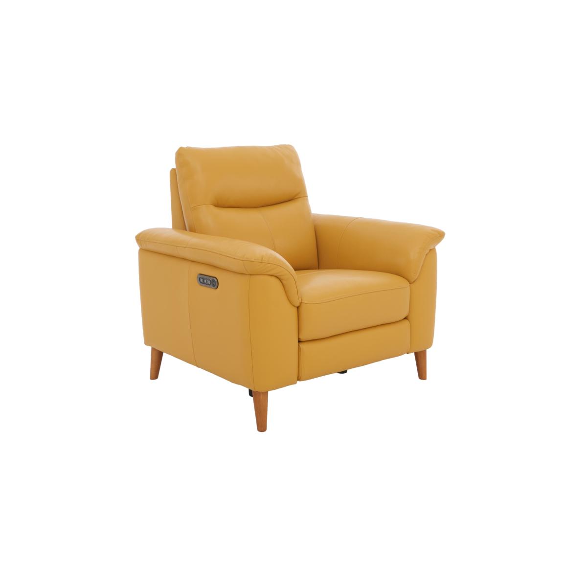 Morgan Leather Armchair - Yellow – image 6