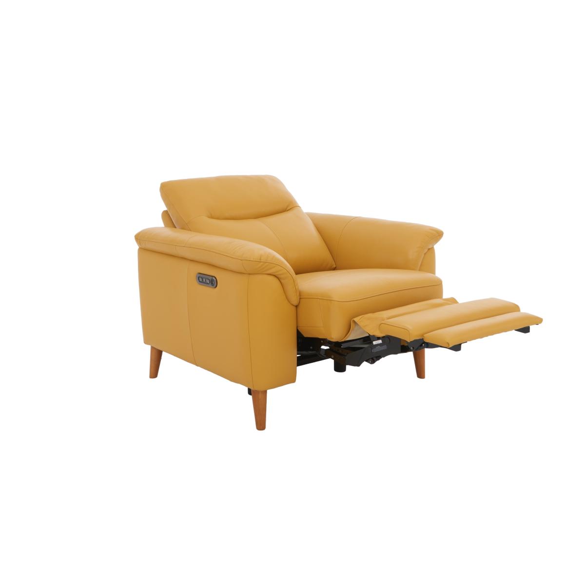 Morgan Leather Armchair - Yellow – image 7
