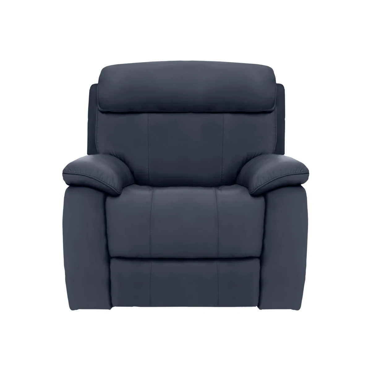 Moreno BV Leather Armchair with Power Recliner - BV Ocean Blue – image 1