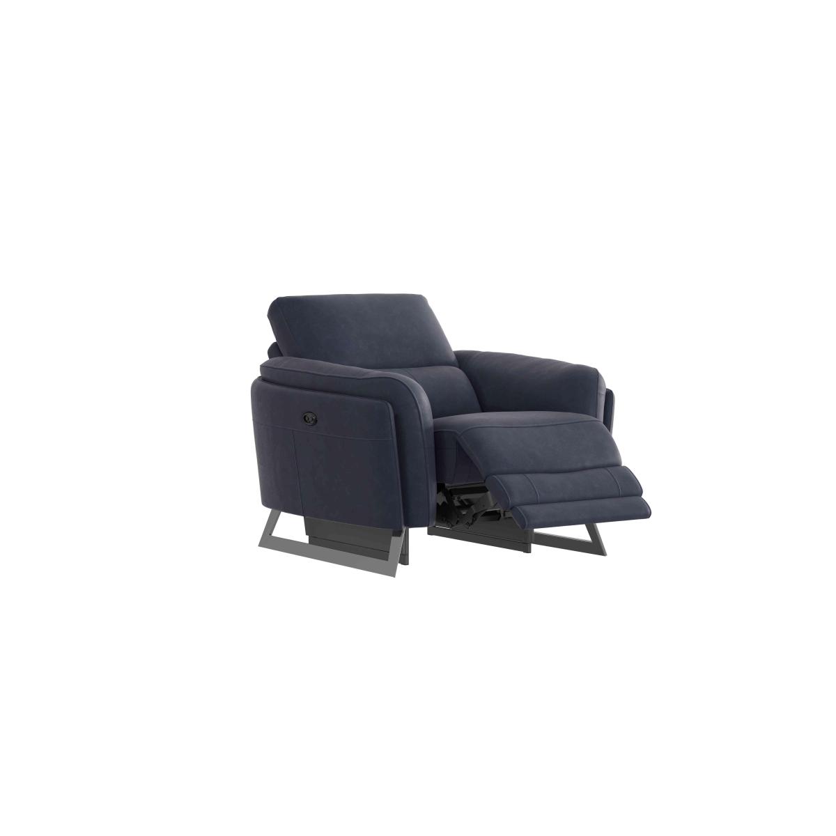 Amarilla Fabric Power Recliner Armchair - Grey – image 3
