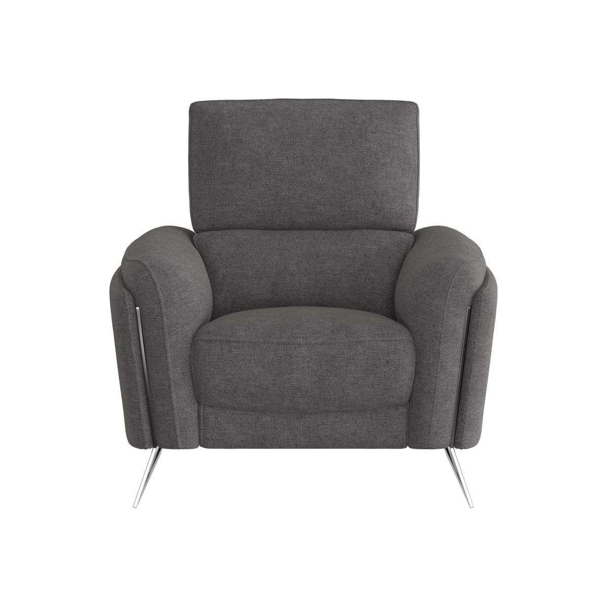 Amarilla Fabric Power Recliner Armchair - Grey – image 1