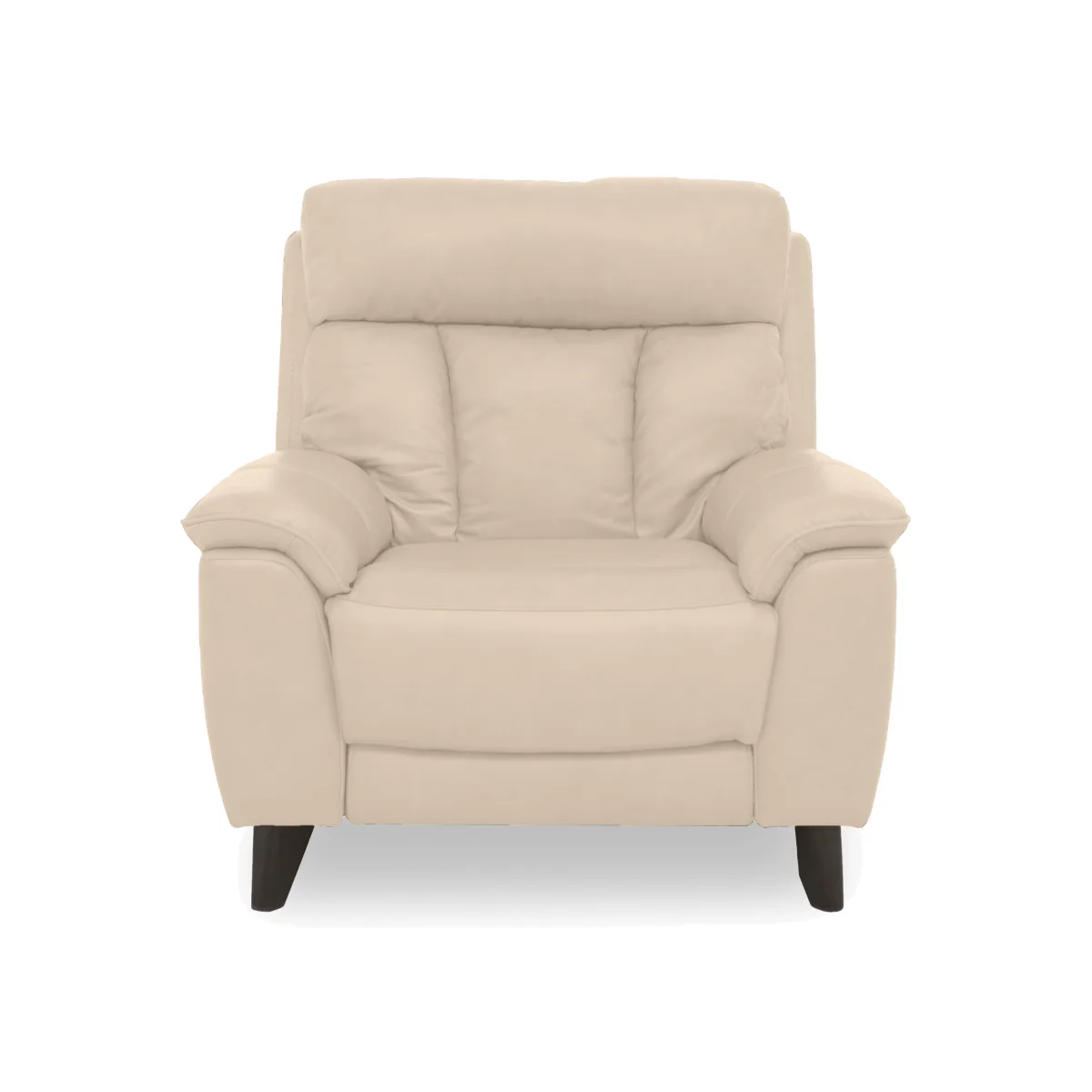 World of Leather - Dreamer NC Leather Armchair - NC Bisque – image 1