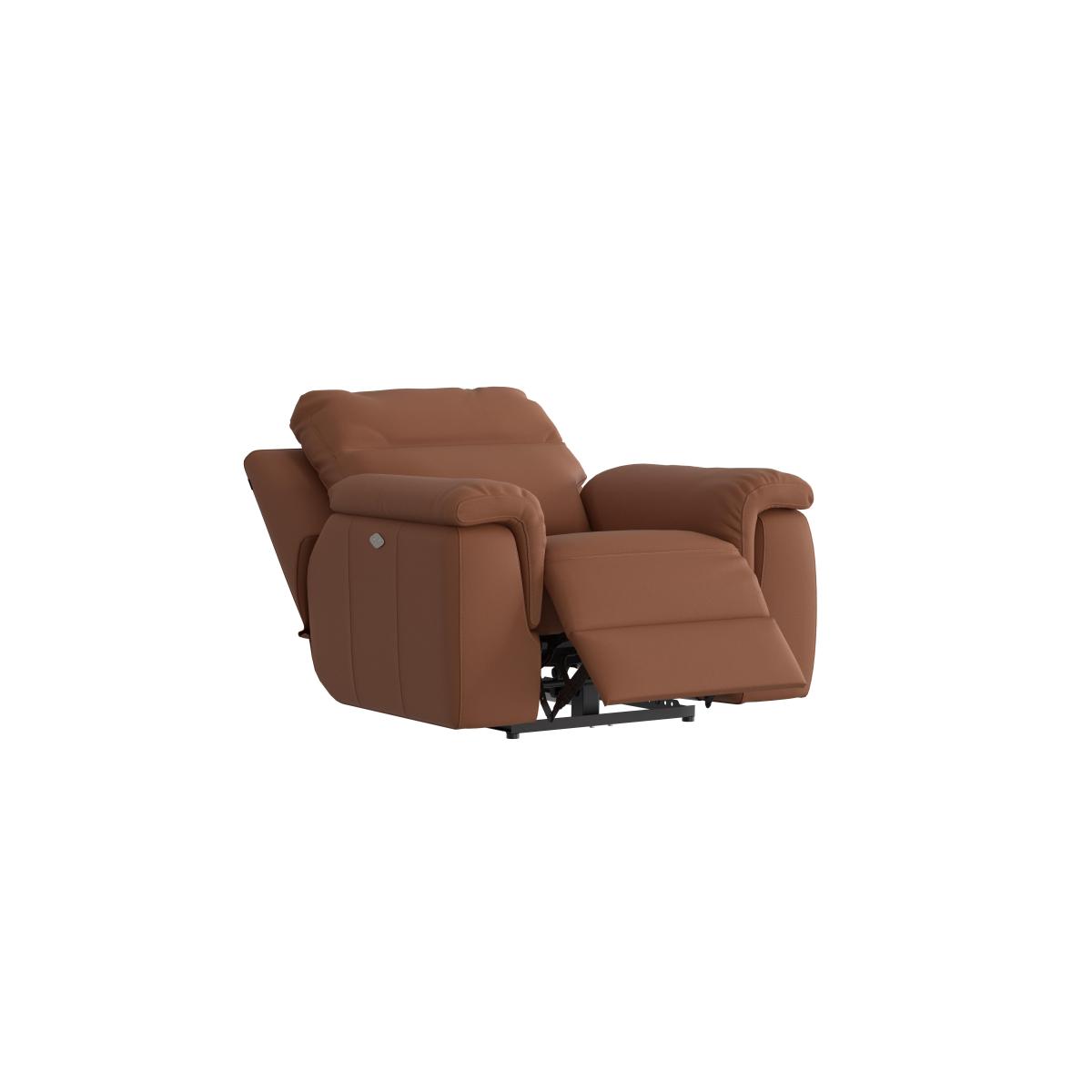 Nicoletti - Paolo Leather Armchair - Brown – image 5