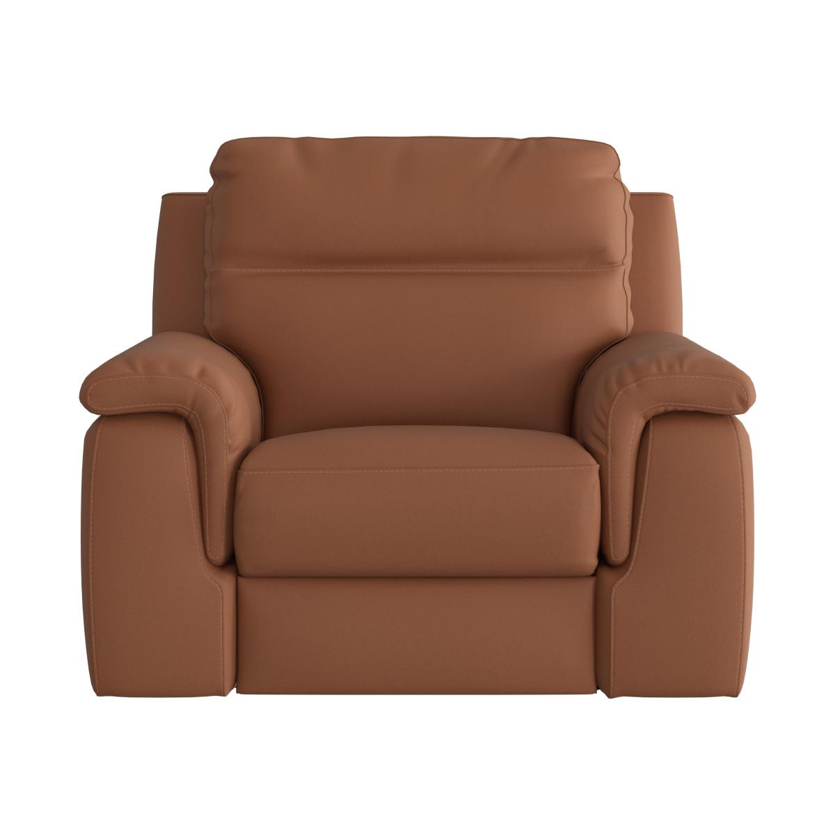 Nicoletti - Paolo Leather Armchair - Brown – image 1