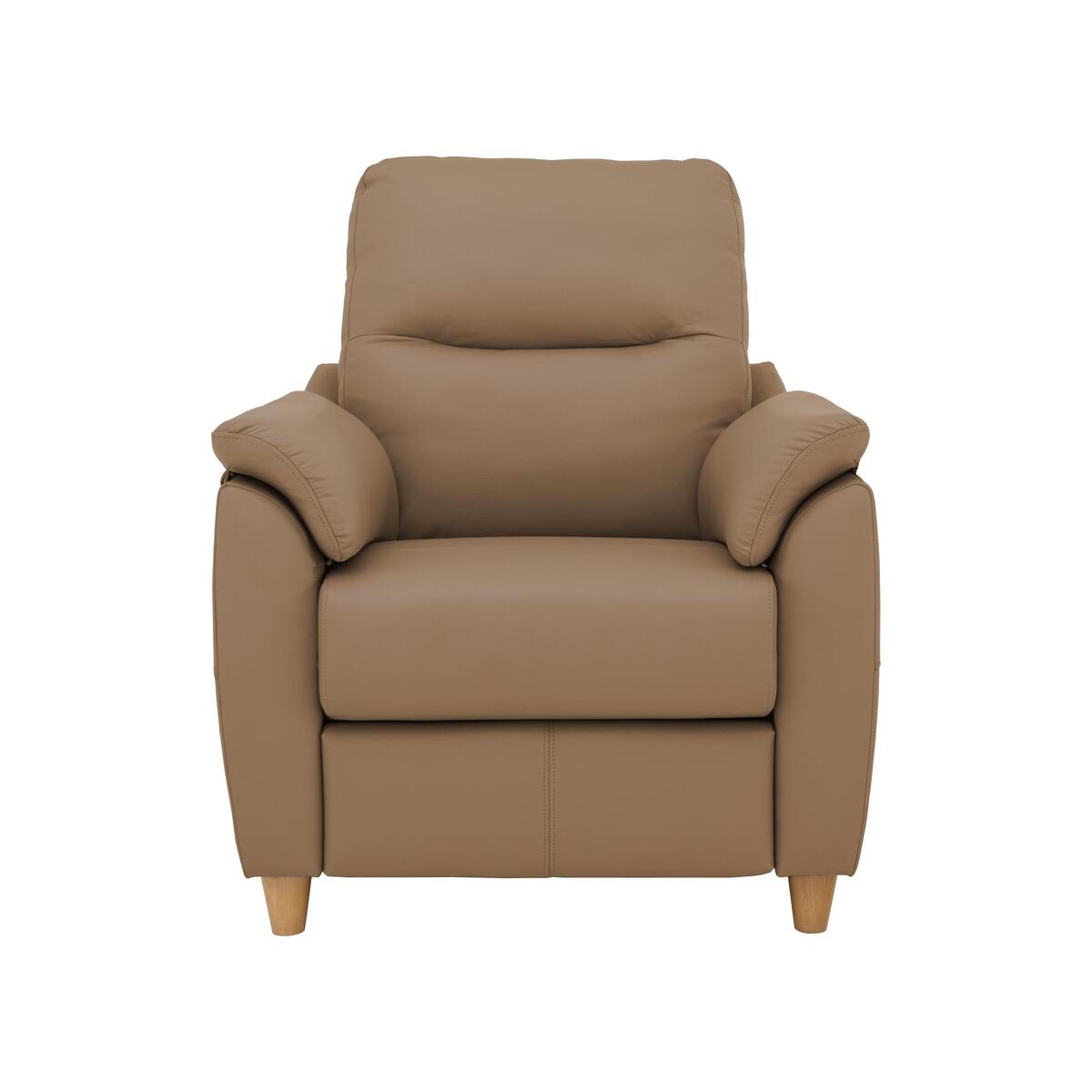 G Plan - Spencer Leather Recliner Armchair - Beige