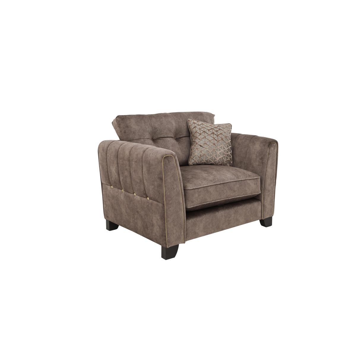 Ariana Fabric Classic Back Armchair – image 5