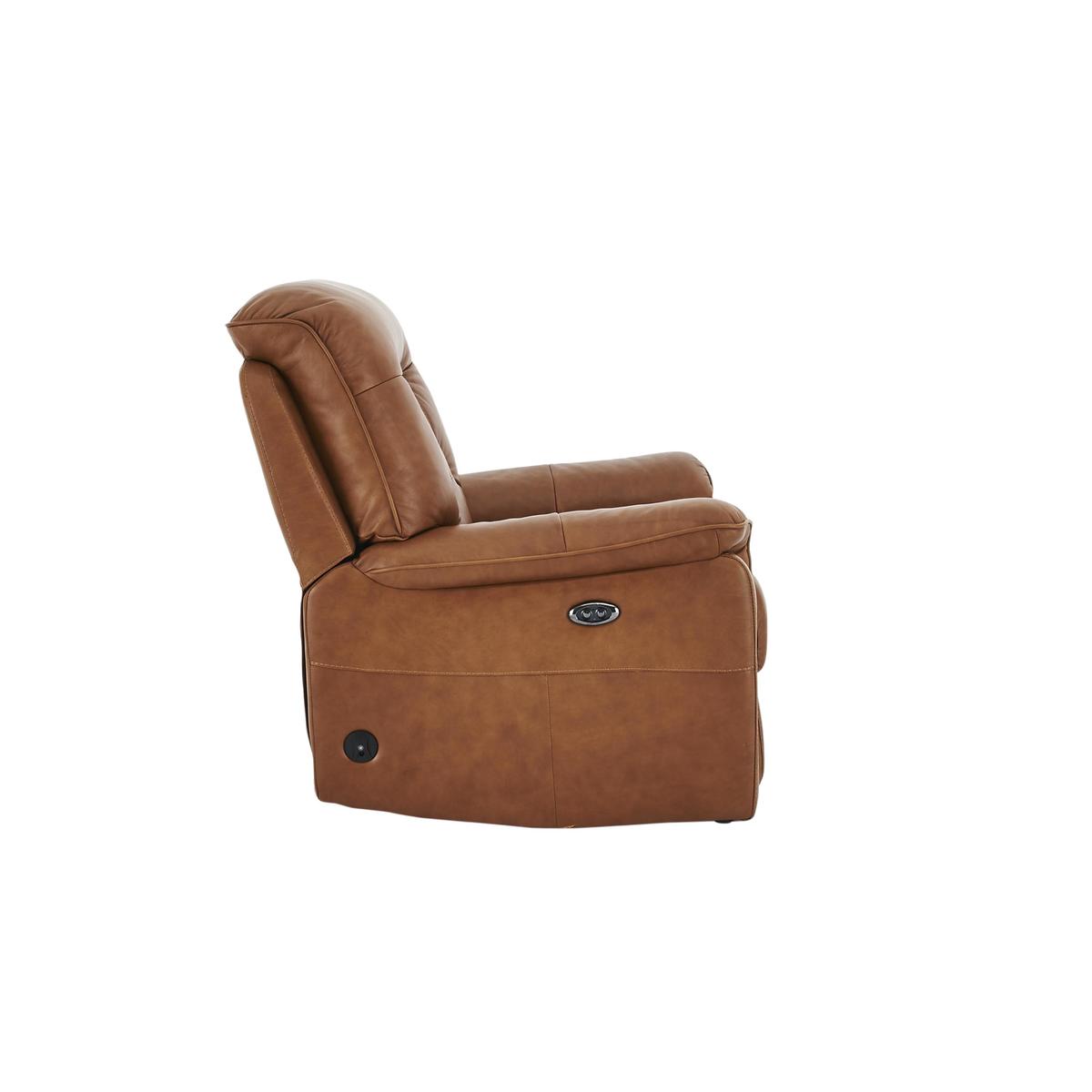 World of Leather Seattle Leather Swivel Rocker Recliner Armchair - Beige - By Furniture Village – image 3