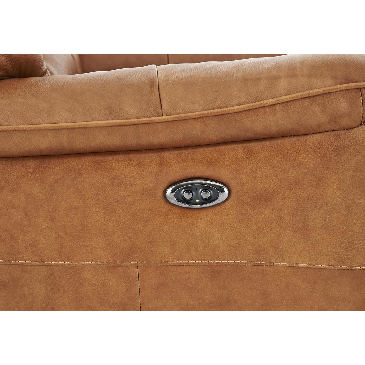 World of Leather Seattle Leather Swivel Rocker Recliner Armchair - Beige - By Furniture Village – image 8