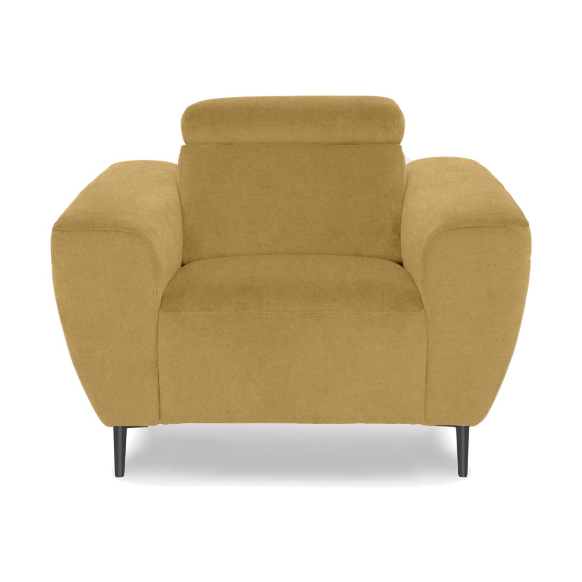 Nicoletti Italia - Milano Fabric Chair - Fuente Mostaza