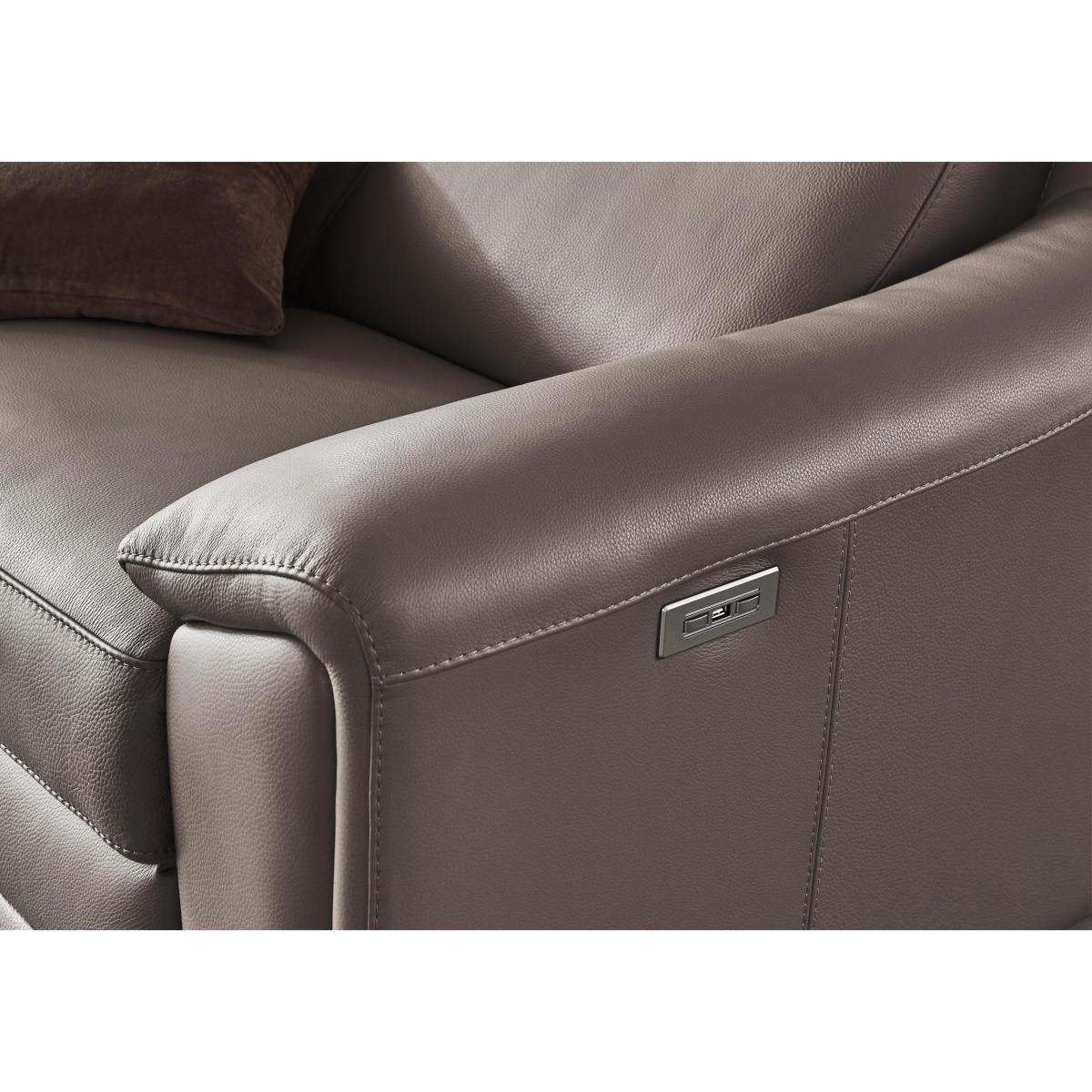 Nicoletti - Tosca Leather Power Recliner Armchair - Black – image 3