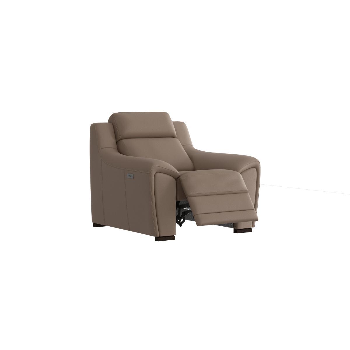 Nicoletti - Tosca Leather Power Recliner Armchair - Black – image 5