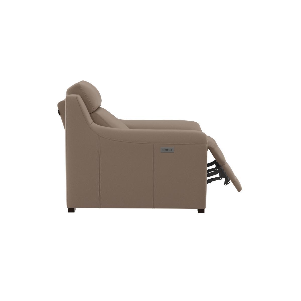 Nicoletti - Tosca Leather Power Recliner Armchair - Black – image 6
