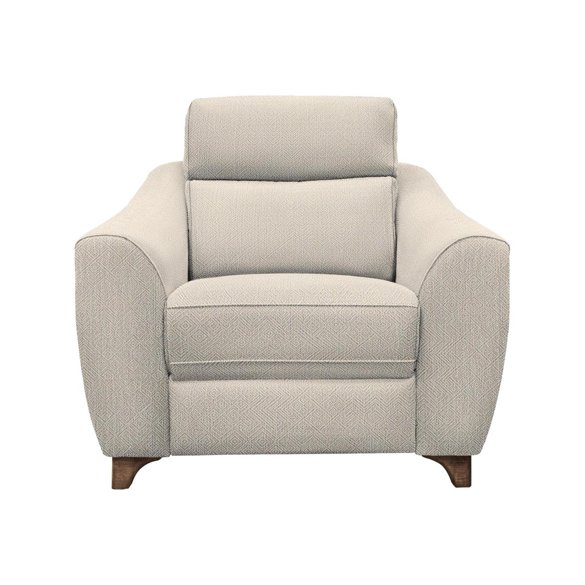 G Plan - Lucca Fabric Armchair with Power Recliner - Nebular Pebble – image 1