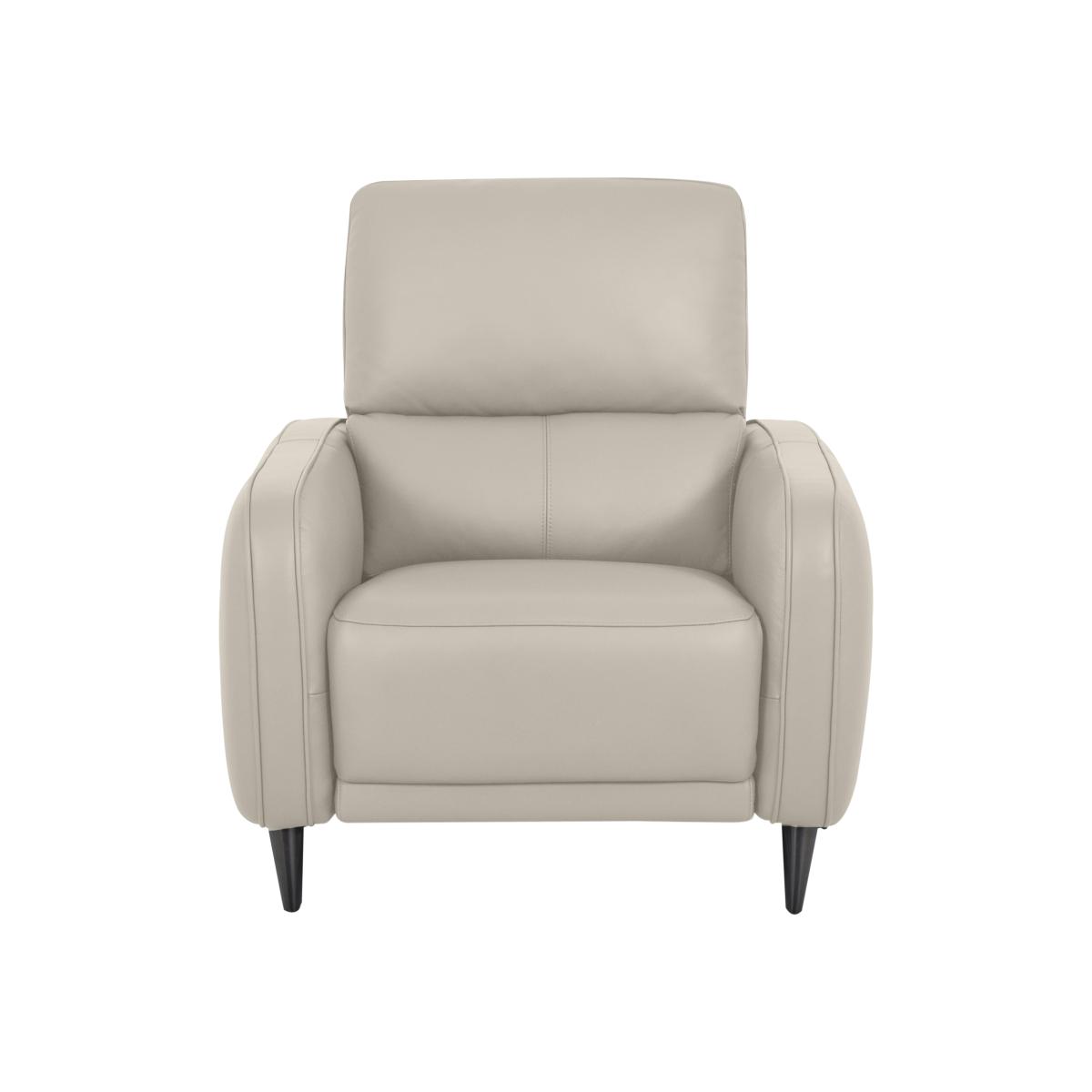 Domicil - Logan NC Leather Chair - NP Oatmeal