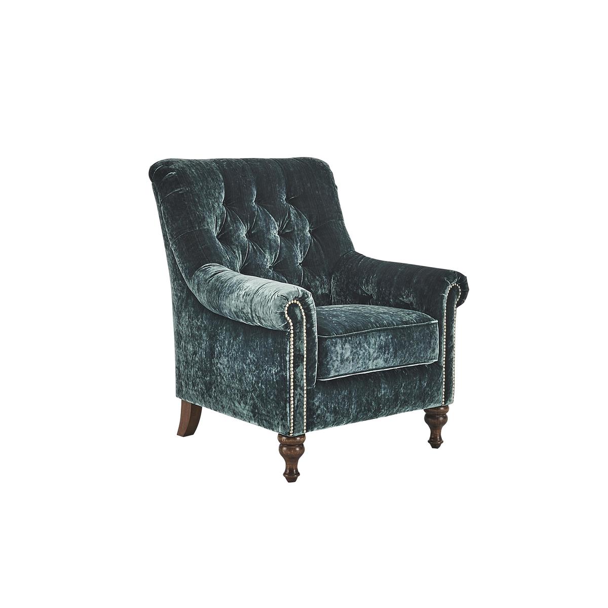 Cuba Fabric Armchair - Black - By Furniture Village – image 2