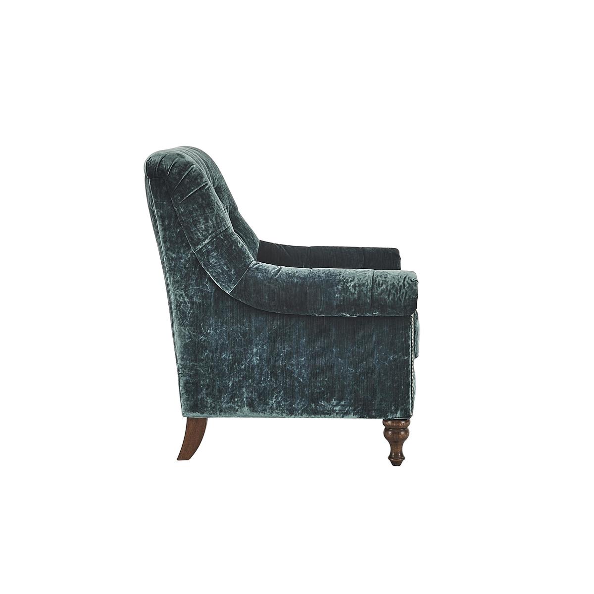 Cuba Fabric Armchair - Black - By Furniture Village – image 3