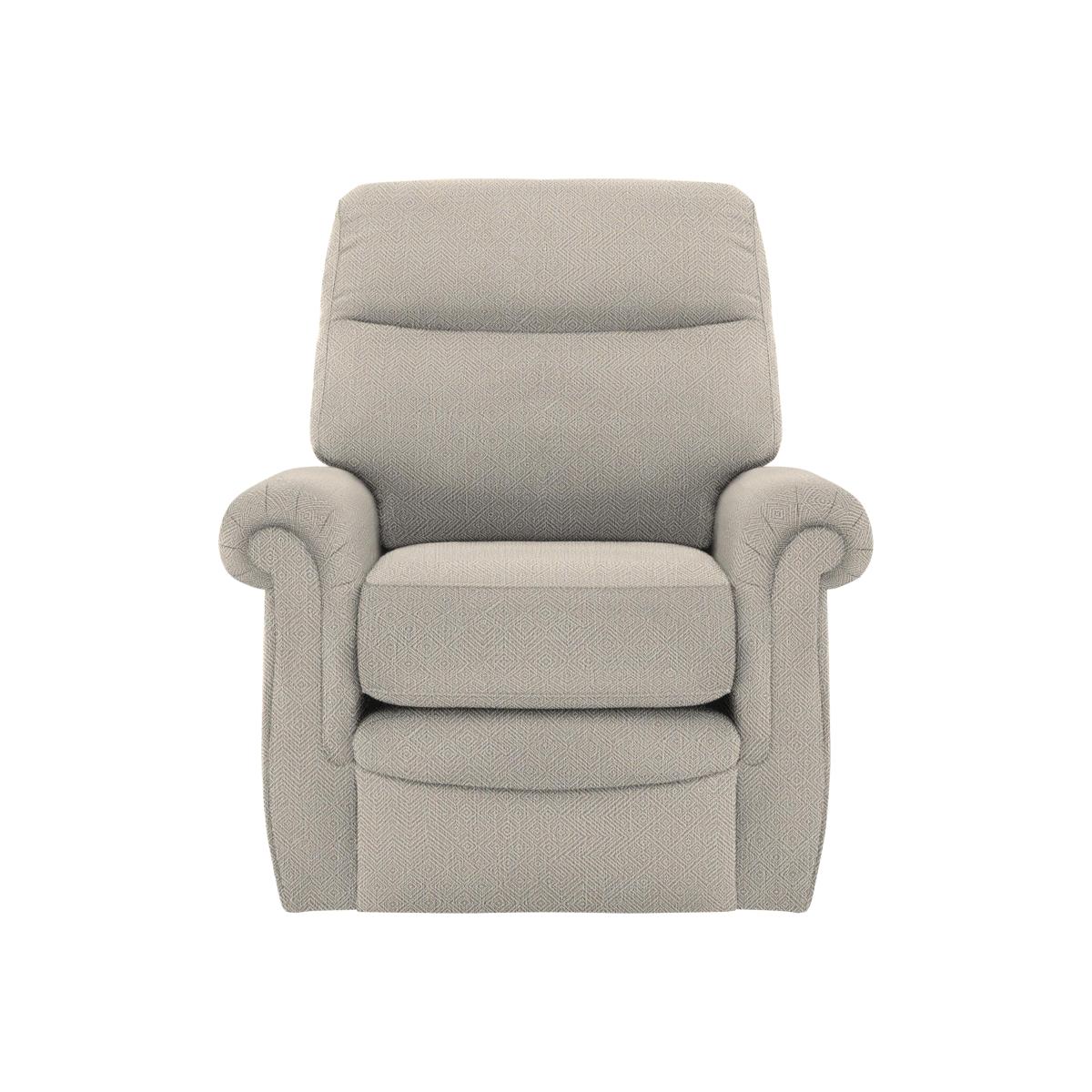 G Plan - Avon Fabric Manual Recliner Armchair - Nebular Pebble – image 1