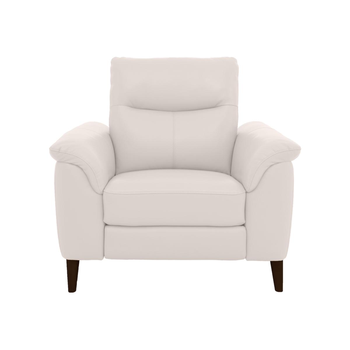 Morgan NC Leather Armchair - Cotton – image 1