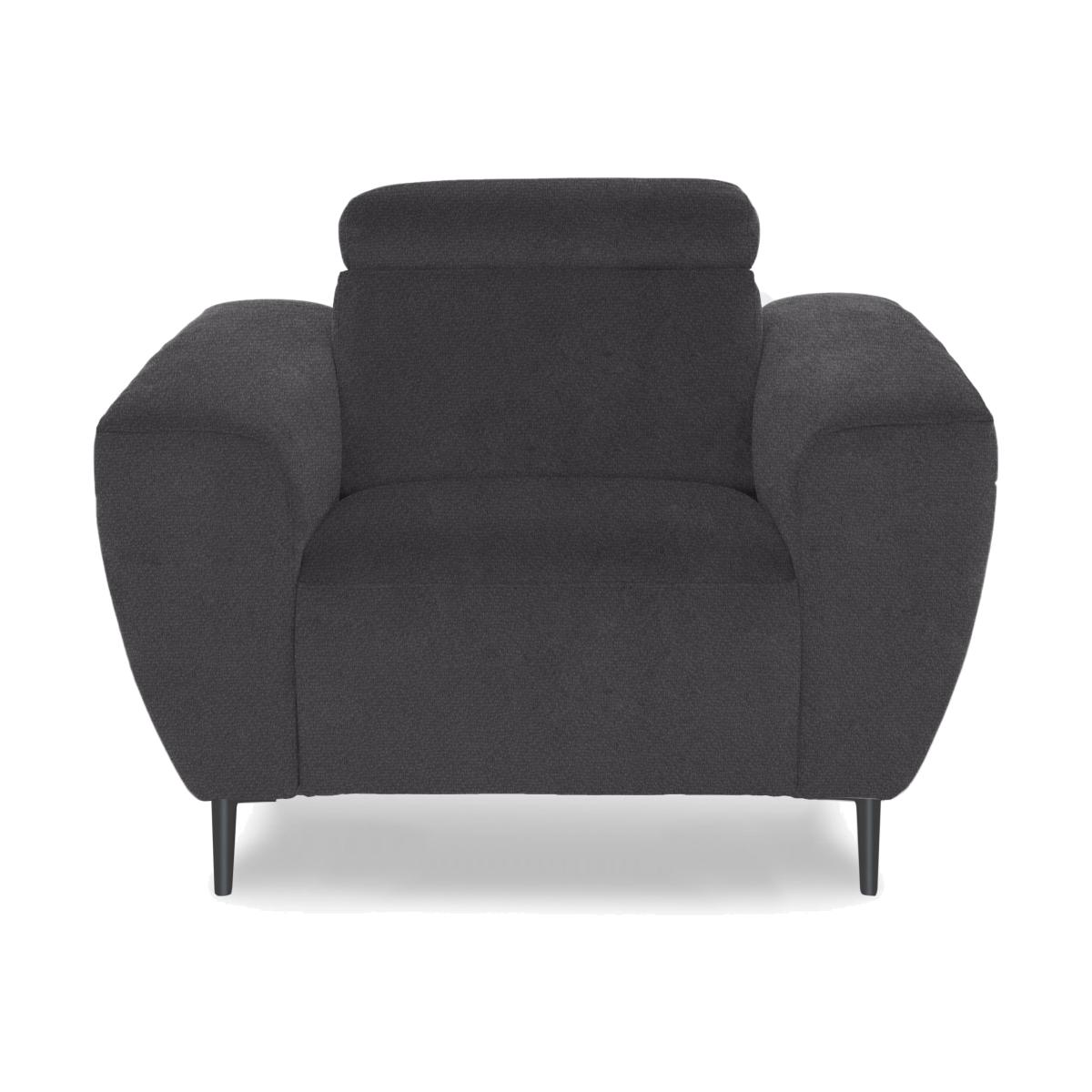 Nicoletti Italia - Milano Fabric Power Recliner Chair - Coupe Antracite