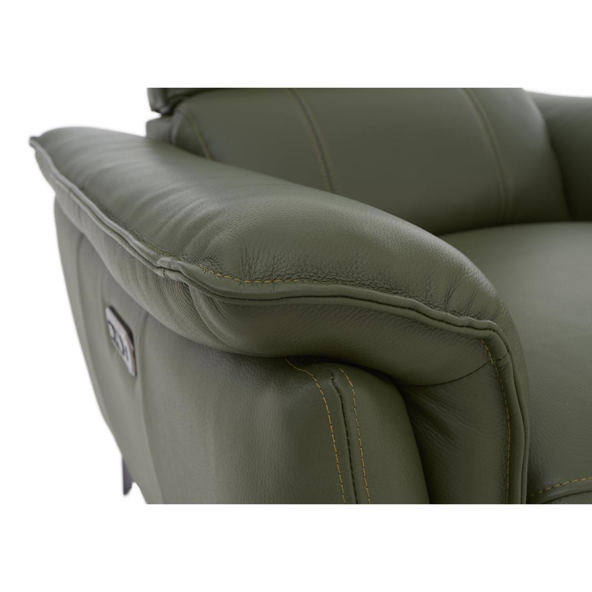 Jude Leather Armchair - Oslo Pine – image 7