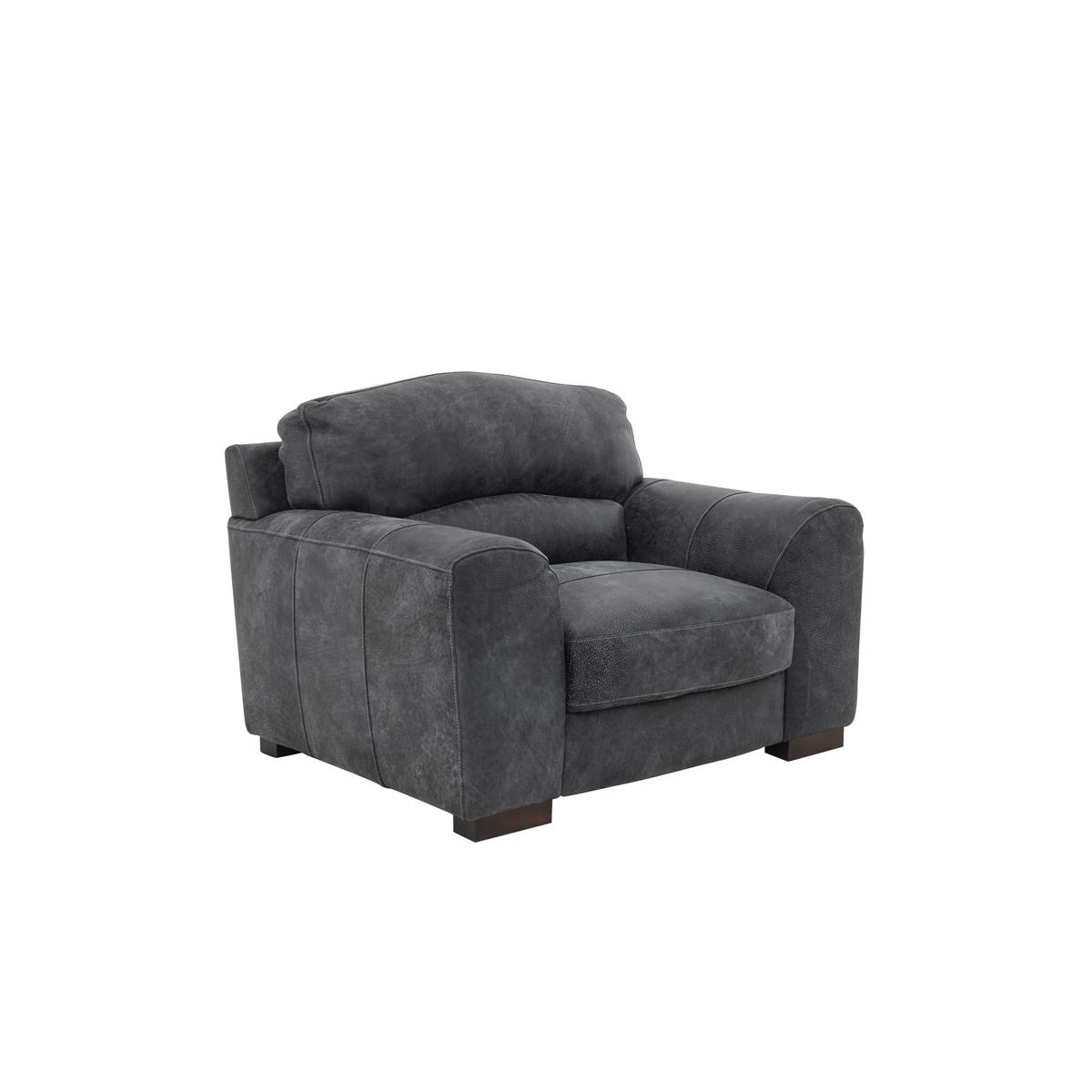 Castella Leather Armchair - Black - By Furniture Village – image 4