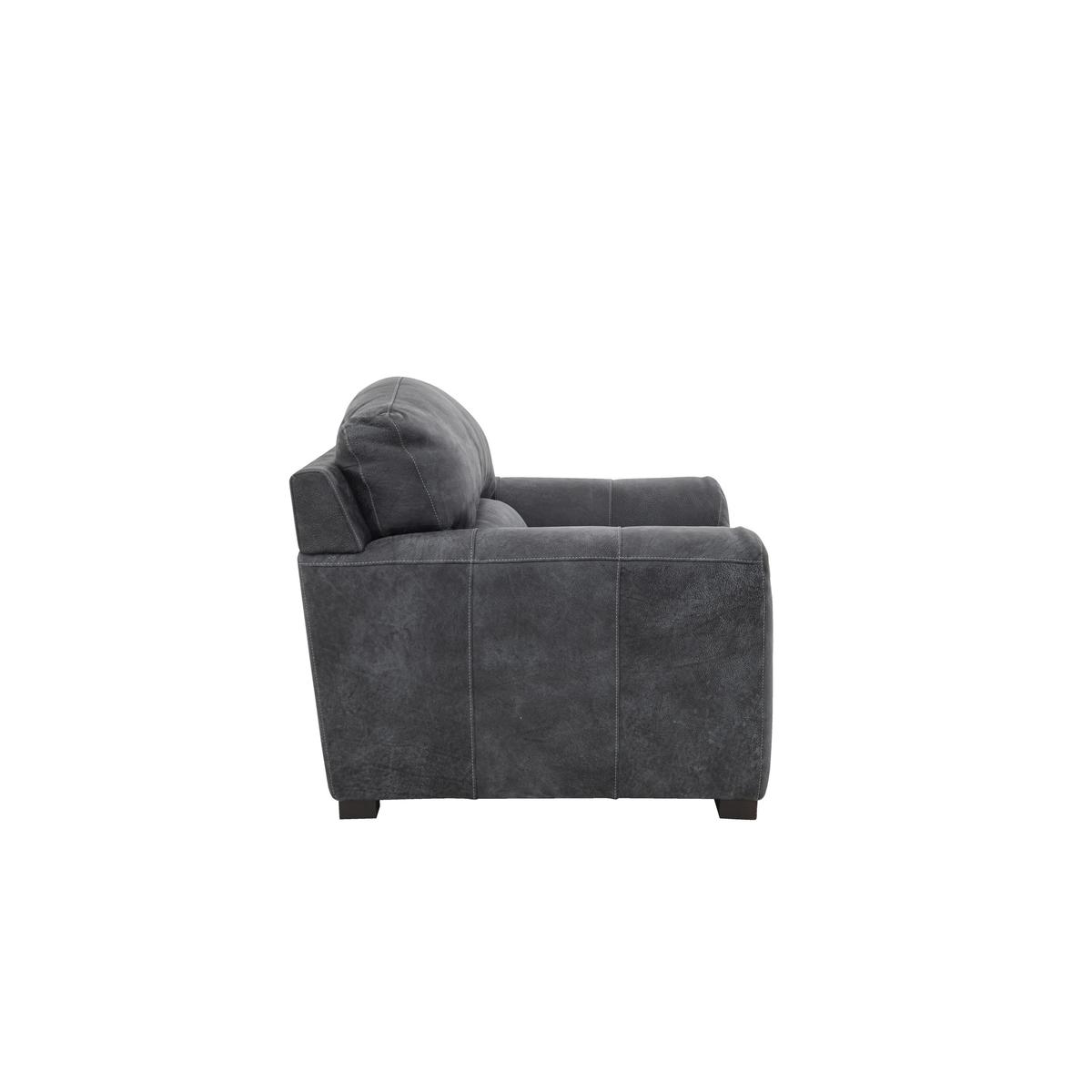 Castella Leather Armchair - Black - By Furniture Village – image 5