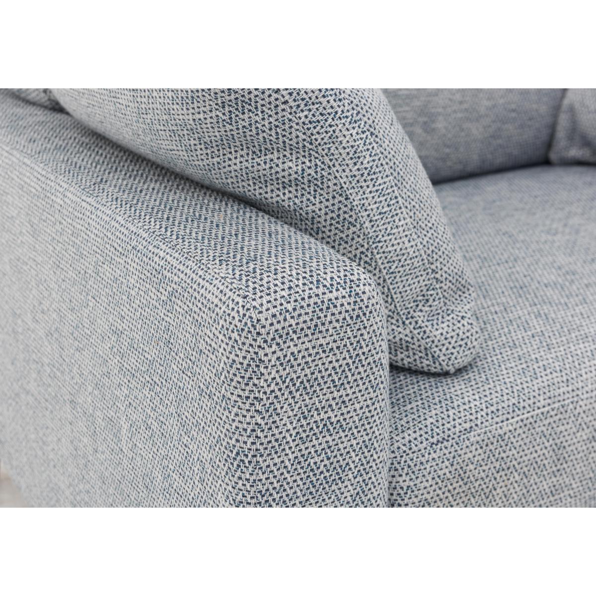 Uniqa Fabric Recliner Snuggle Chair - Grey – image 2