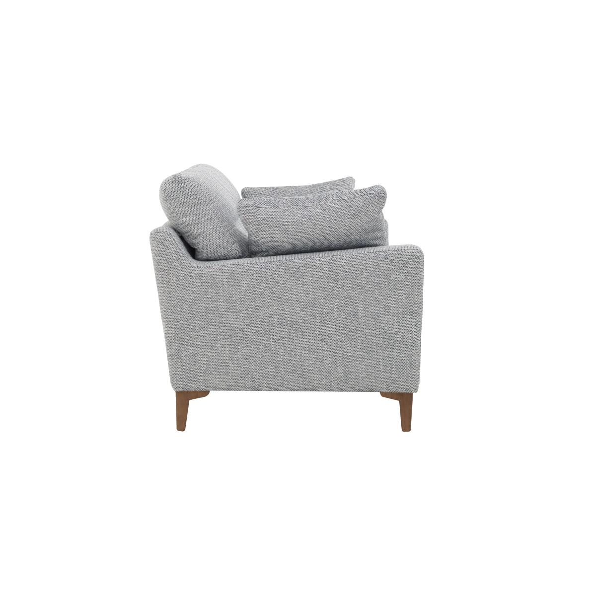 Uniqa Fabric Recliner Snuggle Chair - Grey – image 5