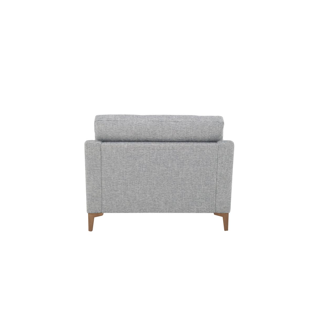 Uniqa Fabric Recliner Snuggle Chair - Grey – image 6