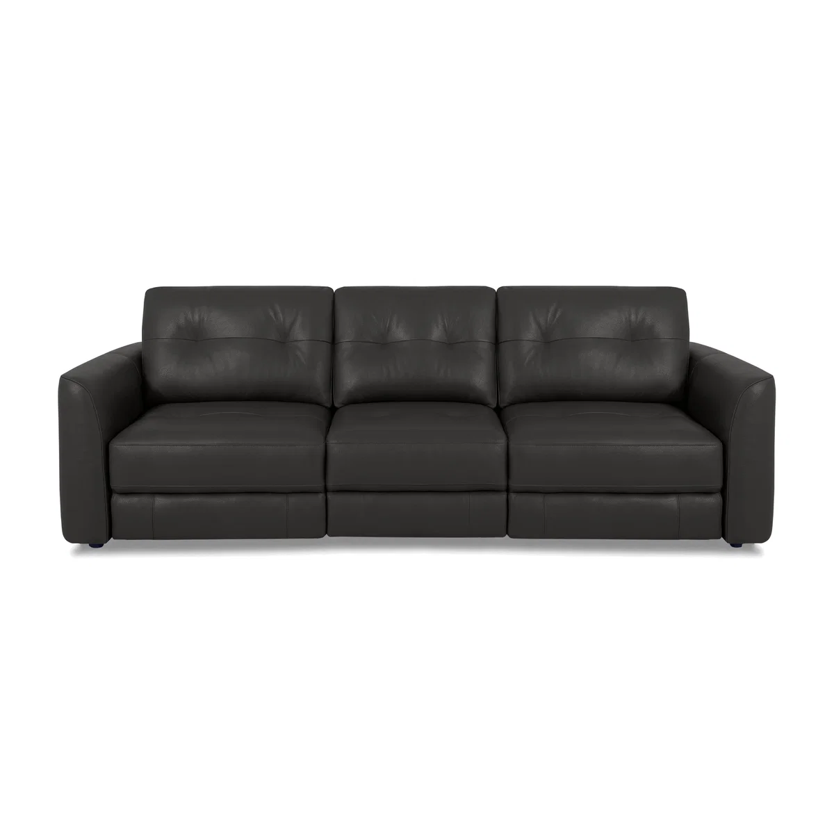 World of Leather - Drift 3 Seater Leather Power Glider Sofa - Shale Grey - Sofas and Armchairs - In Time for Christmas – image 1